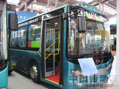 weinview產品應用于混合動力公交車