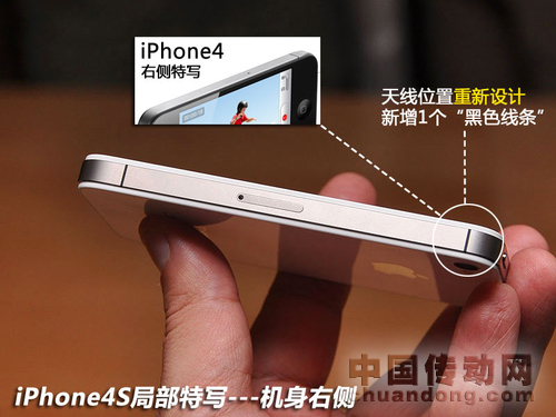 iPhone4S機身右側
