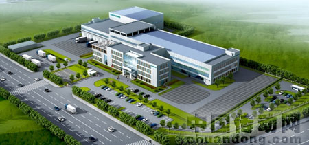 成都建立在華最大的數字化工廠效果圖