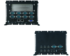 YHX-BBOX5307 亞華興無風扇嵌入式10串口、雙PCI插槽工業計算機