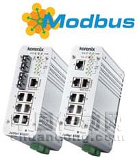 科洛理思- JetNet 4508 V2系列工業以太網交換機支持Modbus TCP/IP工業通訊協議，能確保工廠自動化系統靈活穩定的運行