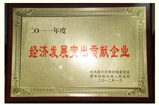 利德華福再次榮獲“經濟發展突出貢獻企業”稱號