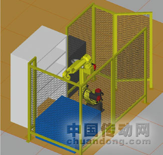 砂芯去毛刺展示系統示意圖