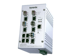科洛理思- 9口千兆網管型工業以太網交換機JetNet 6059G